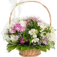Flower Arrangement in Basket