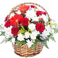 Composition from flowers