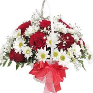 Composition with flowers