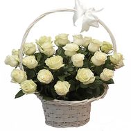 Wedding flowers basket