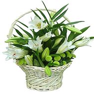Basket with flowers