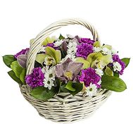 Basket with flowers