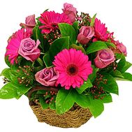 Beautiful basket of flowers for Birthday