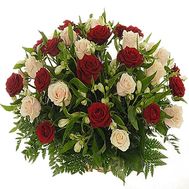 Luxury basket of flowers