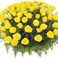 Yellow roses in the basket 101