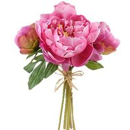 5 pink peonies bouquet