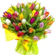 Large bouquet of tulips