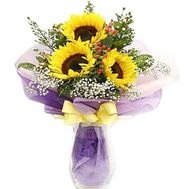 Bouquet of 3 sunflowers