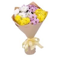 Bouquet of 5 chrysanthemums