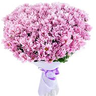 Bouquet of pink chrysanthemums