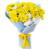 Bouquet with chrysanthemums