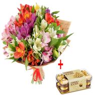 Sweets and flowers