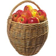 Basket with apples