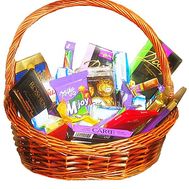 Basket of sweets for children