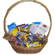 Sweets basket as a gift