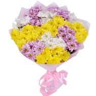 Beautiful bouquet of chrysanthemums