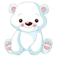 Teddy bear white big