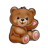 Brown teddy bear small