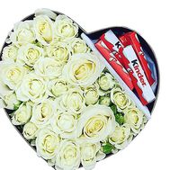 Gift of flowers and sweets