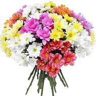 Bright bouquet of chrysanthemums