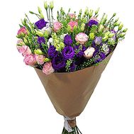 Bouquet of colorful oriental flowers
