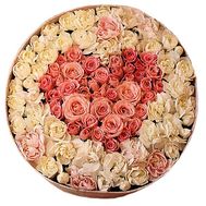 Flowers in a round box buy