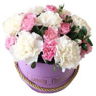 Box with flowers