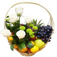 Fruit and flower basket