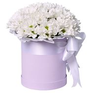 Flowers in a round box