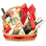 Grocery gift basket for the new year