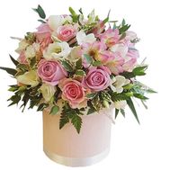 Happy birthday flowers in a box