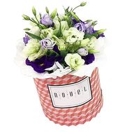 Hats with eustoma