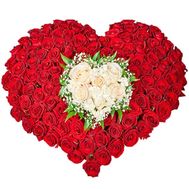 Original heart of roses