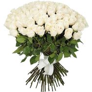 101 white imported rose 90 cm