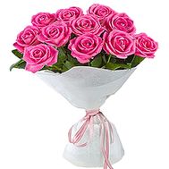 11 pink roses