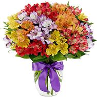 Bouquet of alstroemerias