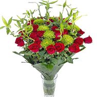 Bouquet of flowers for the man