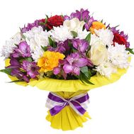 Bouquet for a young woman