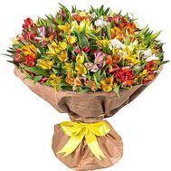 Bouquet of 101 alstroemerias