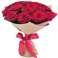 15 red roses