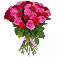 Bouquet of 35 roses 70 cm