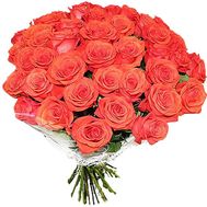 37 orange roses