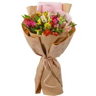 Bouquet with alstroemeria