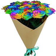 Bouquet of Rainbow Roses