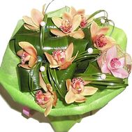 Bouquet with orchids