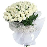 Dutch white roses