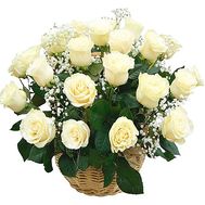 Cart 21 white rose