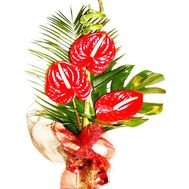 Red bouquet of flower