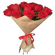 Large red roses