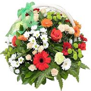 Unusual basket of flowers